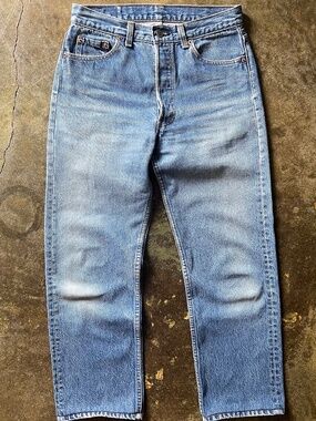 Vintage 1980s Levi's 501s 100% Cotton Denim